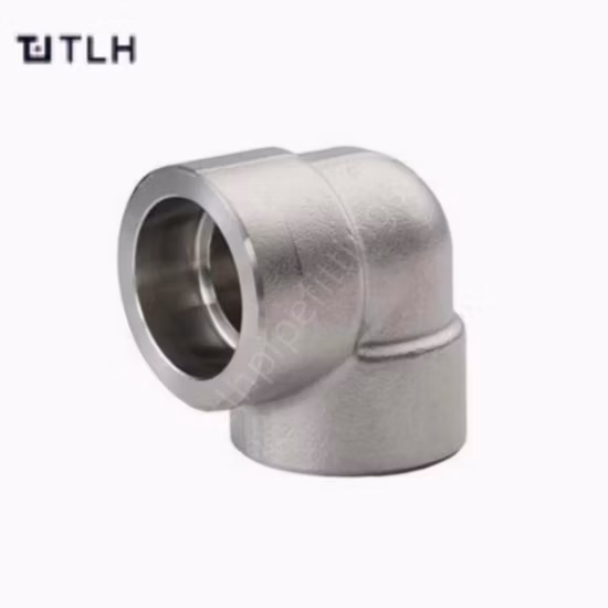 High Pressure 3000lbs Forged Stainless/Carbon Steel Socket Weld (Sw) Pipe Fitting