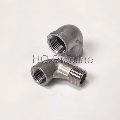 Stainless Steel Male Female Threaded Pipe Fitting 150lbs Inox SS304 SS316